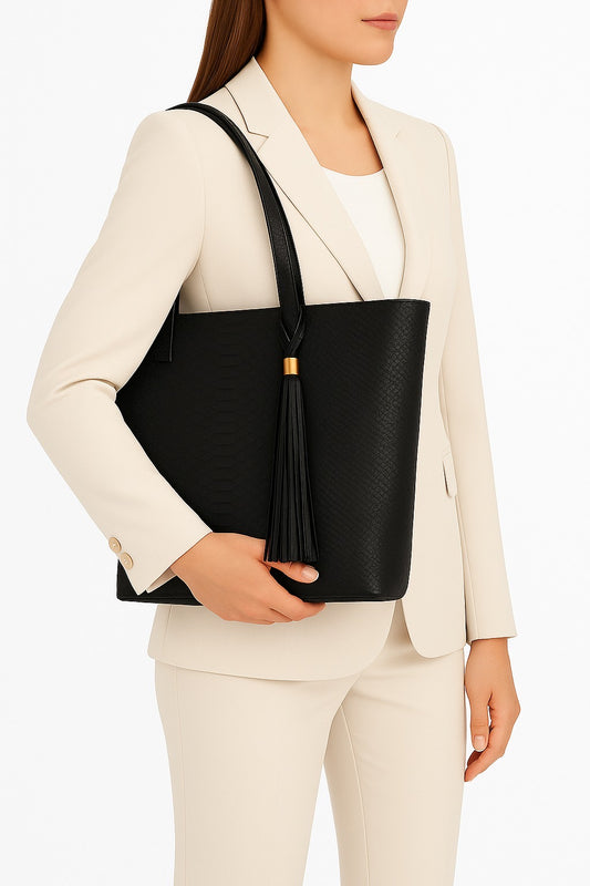 CLASSIC TOTE BAG - NEGRO