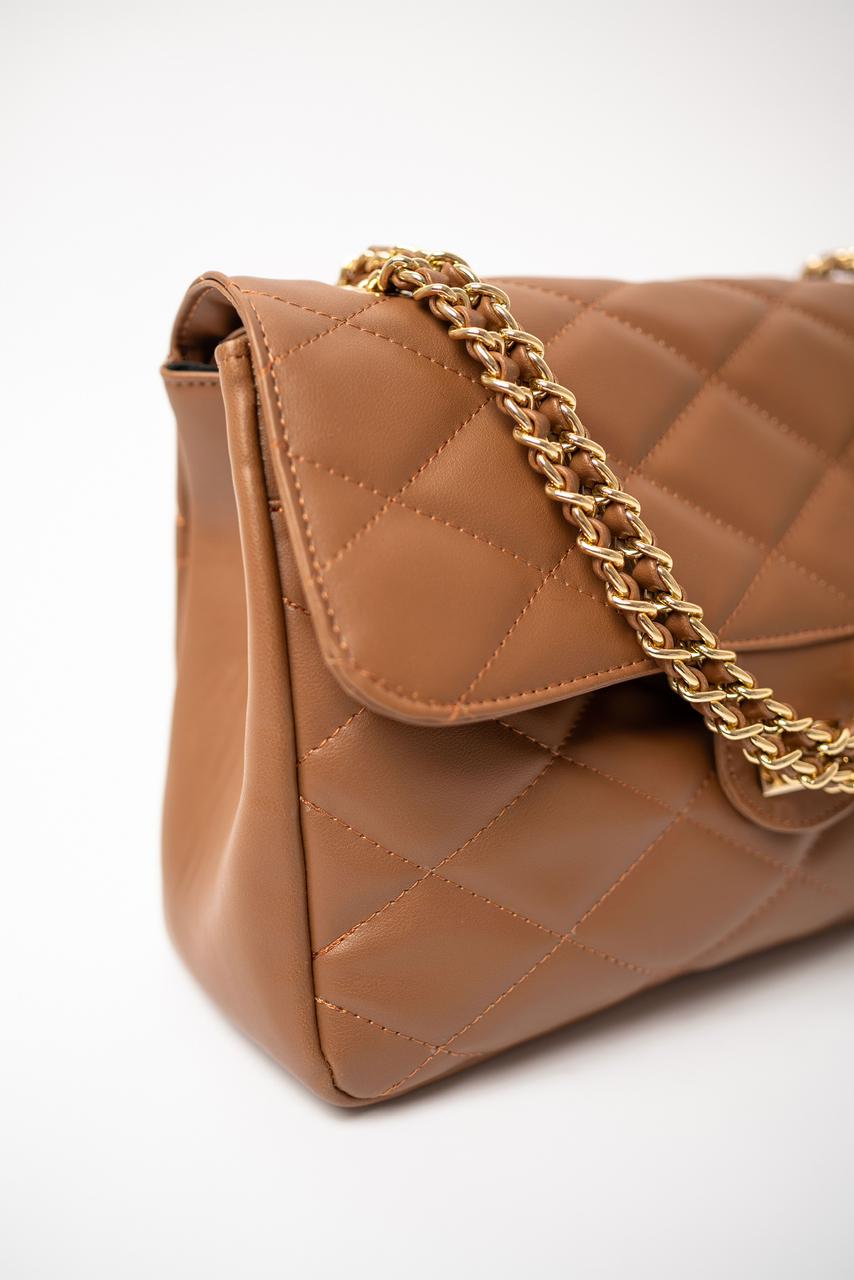 AMBER LILY CHAIN BAG - OCRE