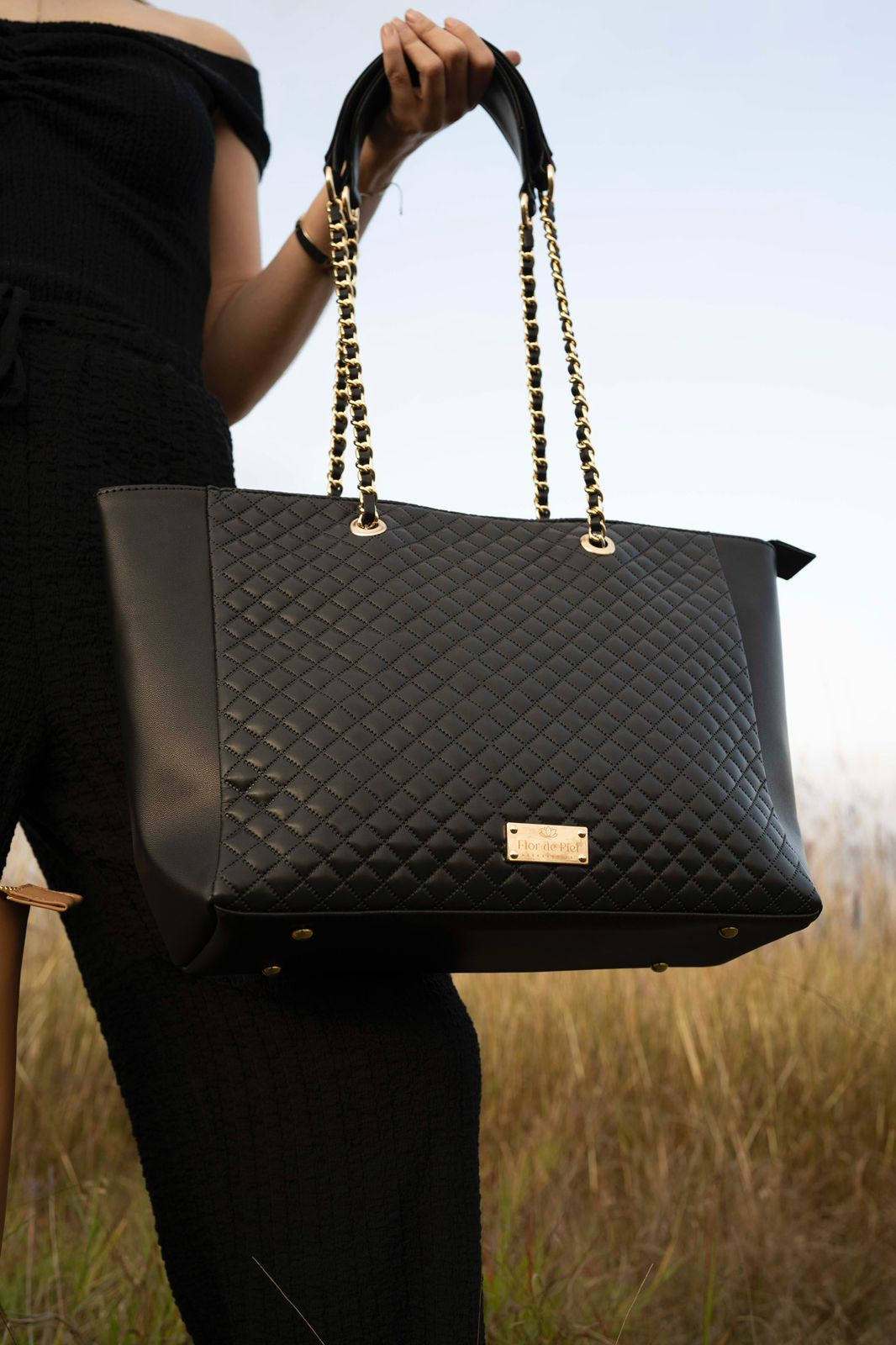 GALANTO TOTE BAG - NEGRO