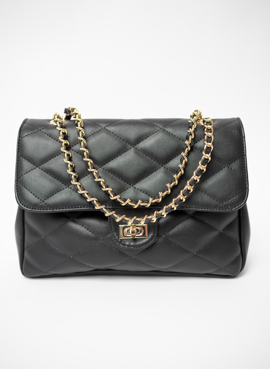 AMBER LILY CHAIN BAG - NEGRO