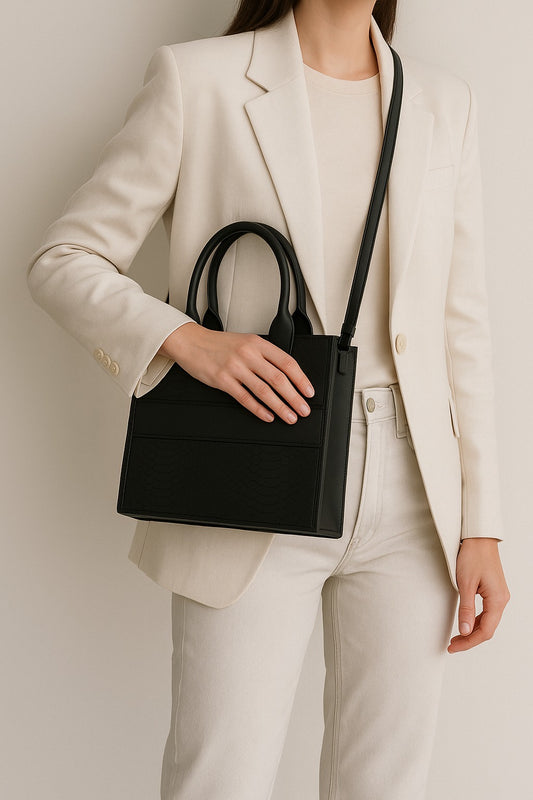 MINI TOTE BOOK - NEGRO