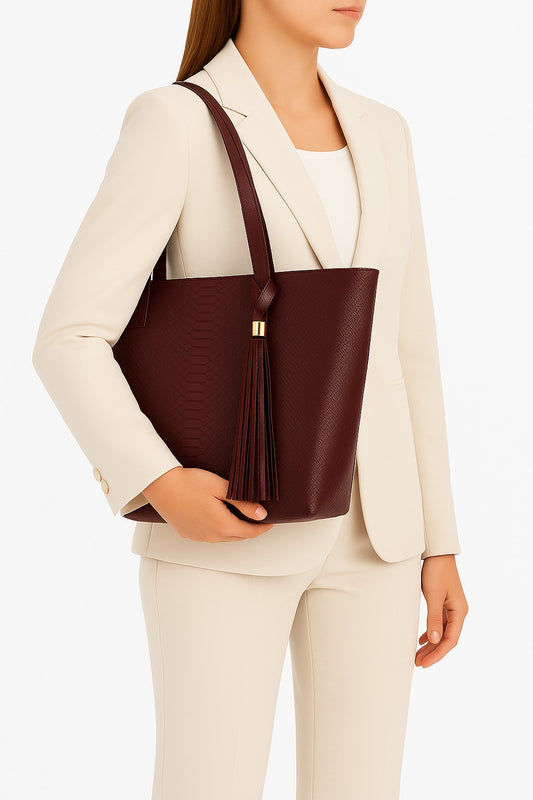 CLASSIC TOTE BAG - VINO