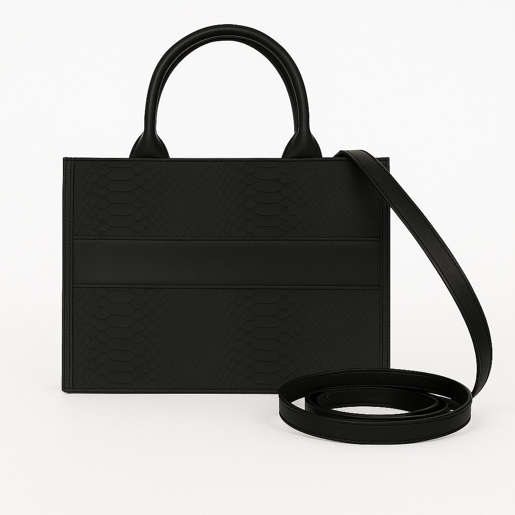 MINI TOTE BOOK - NEGRO
