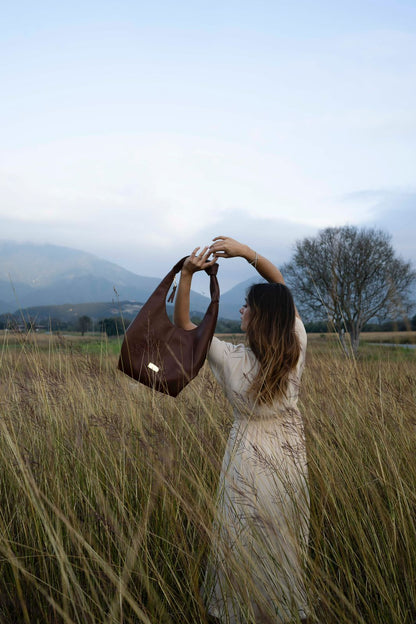 CICLAMEN TOTE BAG - OCRE OBSCURO