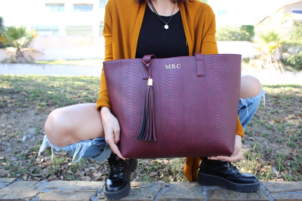 CLASSIC TOTE BAG - VINO