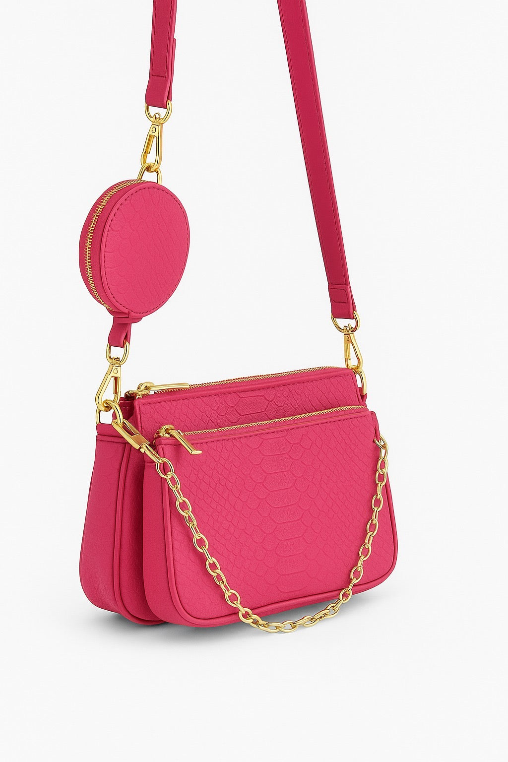 TANDEM BAG - HOT PINK