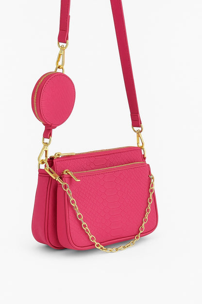 TANDEM BAG - HOT PINK