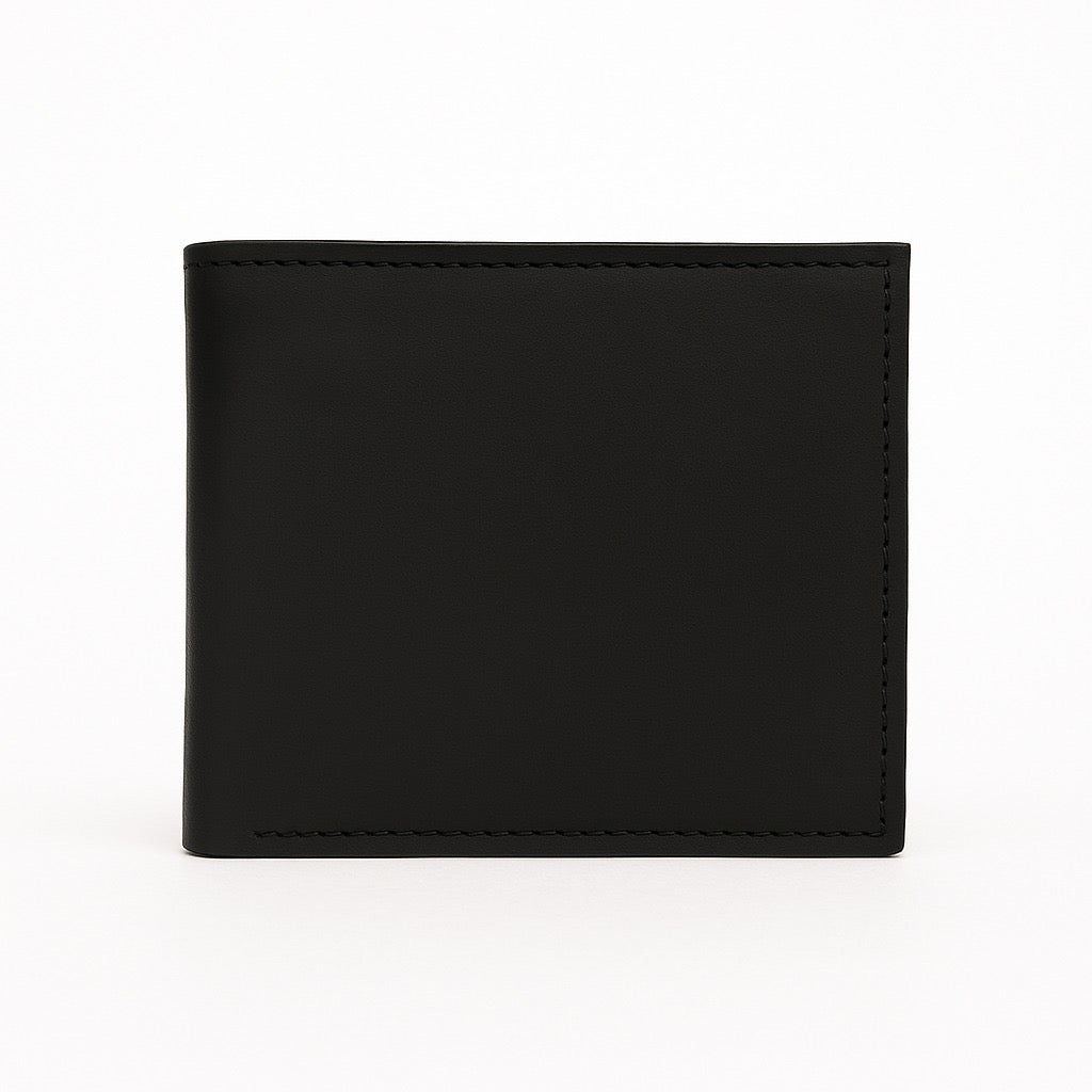Cartera de piel - Negra