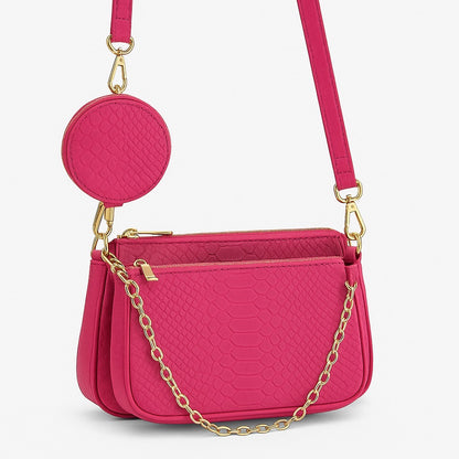 TANDEM BAG - HOT PINK