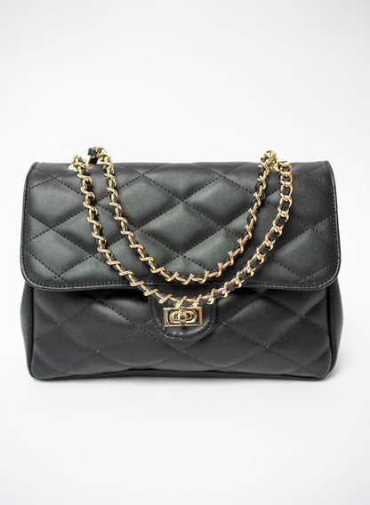 AMBER LILY CHAIN BAG - NEGRO